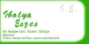 ibolya eszes business card